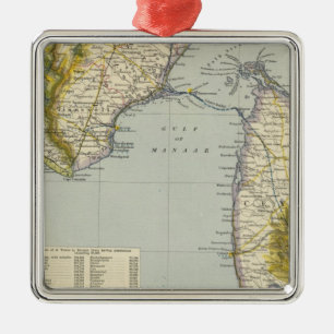 India, Sri Lanka Metal Tree Decoration