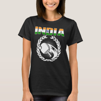 India Table Tennis  Indian Ping Pong Supporter Spo T-Shirt