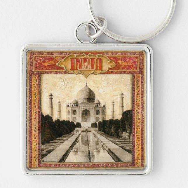India, Taj Mahal Key Ring (Front)