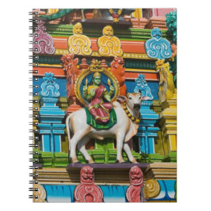 INDIA, Tamil Nadu, Chennai: Kapaleeshwarar Spiral Notebook