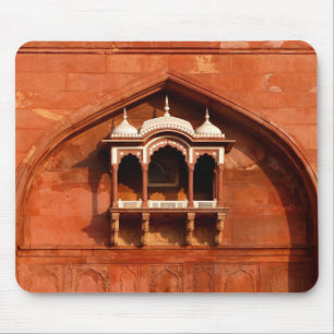India Temple Wall Mouse Pad
