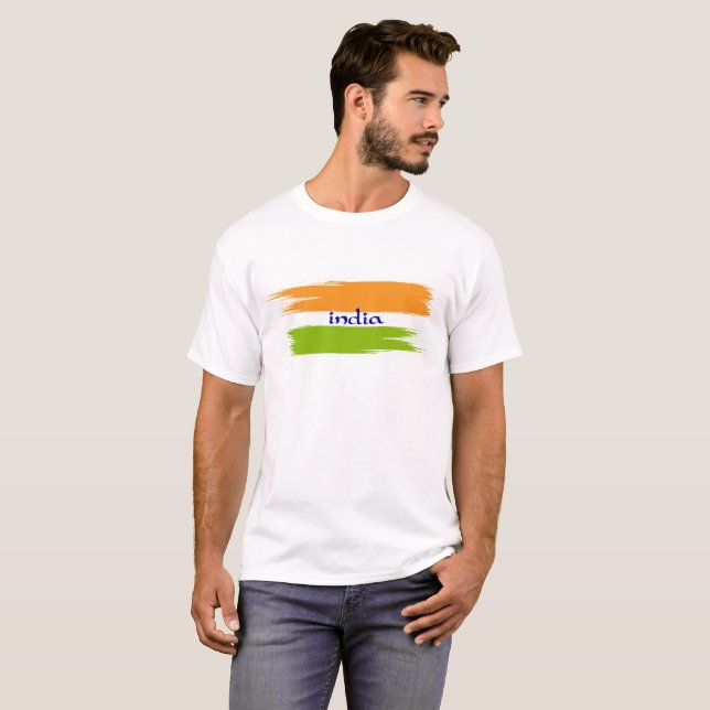 India text T-Shirt (Front Full)