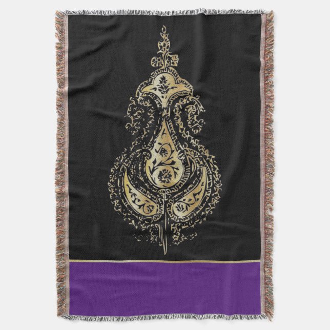 India - Throw Blanket (Front Vertical)