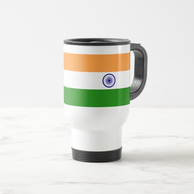 India Travel Mug (Front Right)
