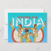 India Travel Postcard (Front)