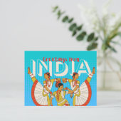 India Travel Postcard (Standing Front)