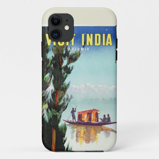 India Travel Poster iPhone case (Back)