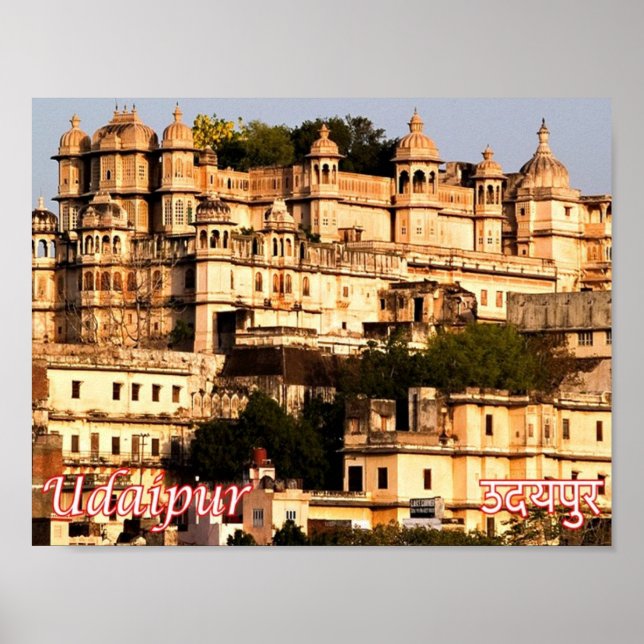 India - Udaipur - City Palace - Poster (Front)