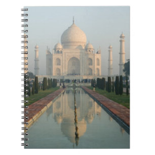 INDIA, Uttar Pradesh, Agra: Taj Mahal, Morning Spiral Notebook