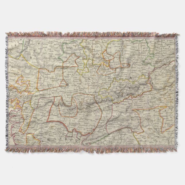 India VI Throw Blanket (Front)