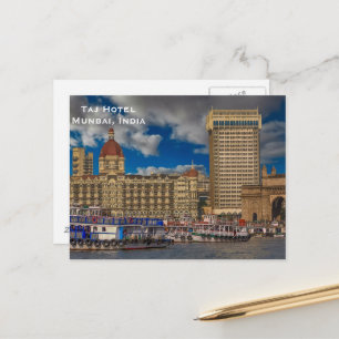 India Vintage Tourism Travel Add Postcard