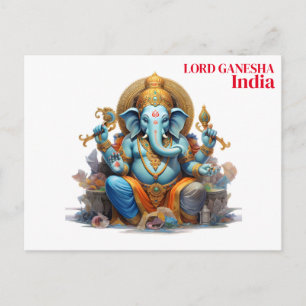 India Vintage Tourism Travel Add Postcard