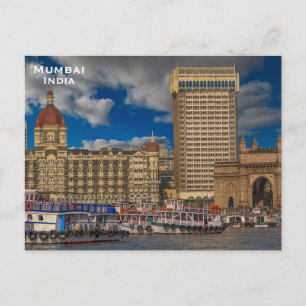 India Vintage Tourism Travel Add Postcard