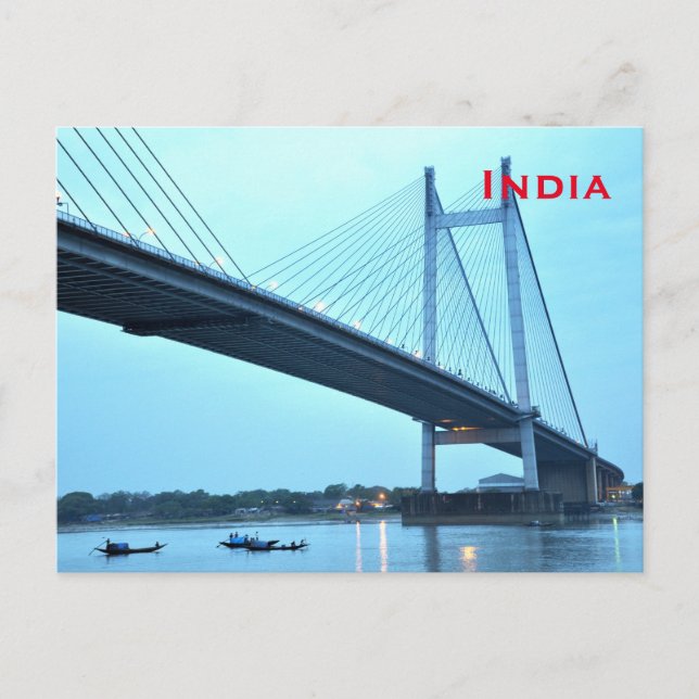 India Vintage Tourism Travel Add Postcard (Front)