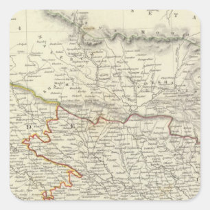 India X Square Sticker