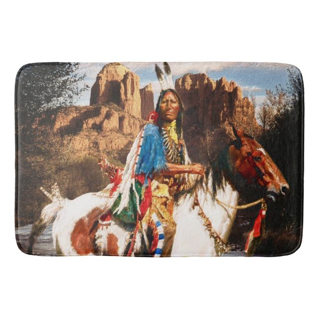 Indian 1A Bath Mats (Front)