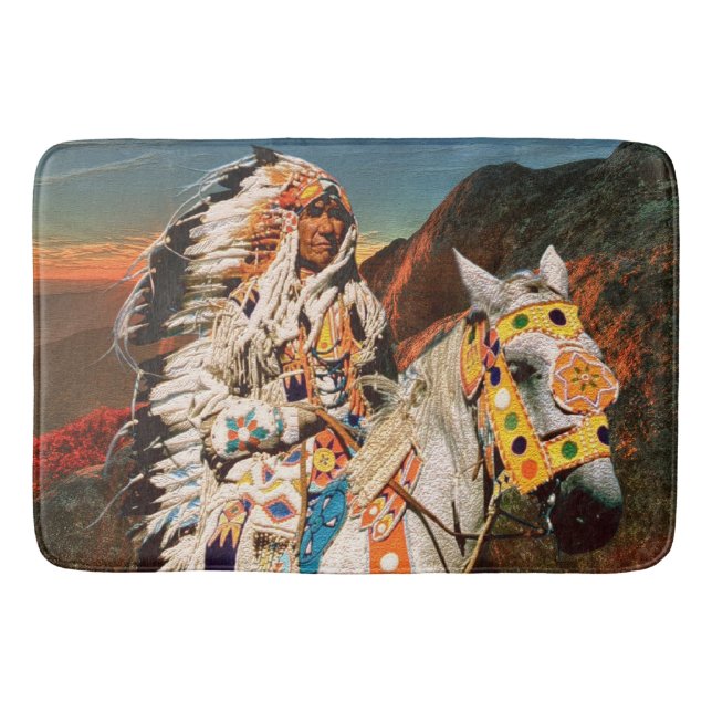 Indian 1B Bath Mats (Front)