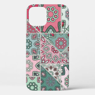 Indian Arabic Patchwork Quilt Vintage iPhone 12 Case