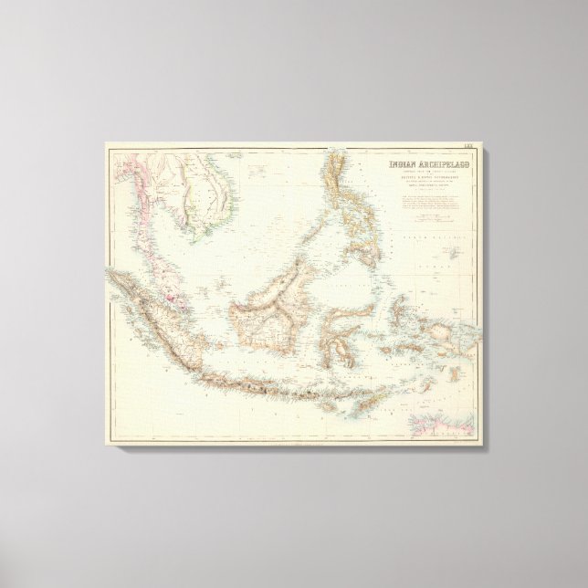 Indian Archipelago Canvas Print (Front)