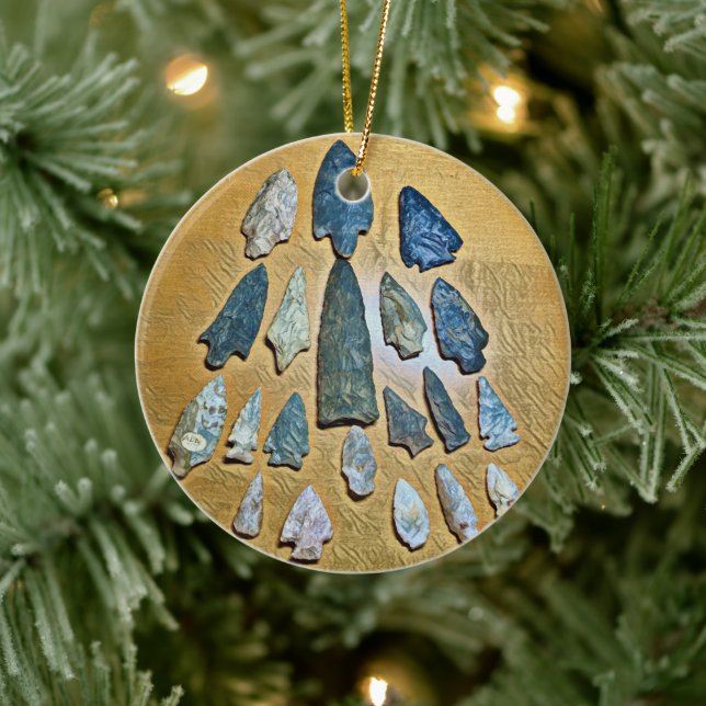 Indian Arrowhead Ceramic Tree Decoration (Tree)