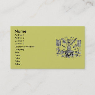 Indian Artefacts Business Card