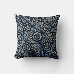 Indian Batik - Blue Cushion