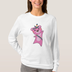 Indian Bears Bear Fashing Teddy Feather T-Shirt