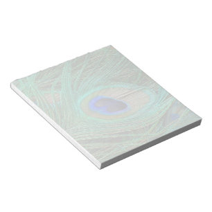 Indian Blue Peacock Feather Notepad