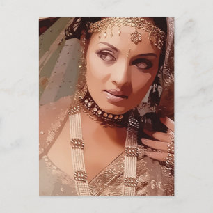 Indian bride postcard