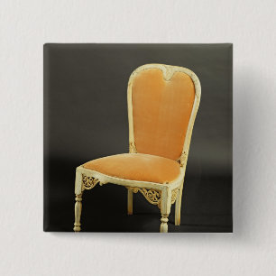 Indian chair, c.1820 15 cm square badge