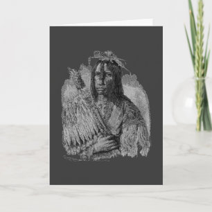 Indian Chief Greeting Card