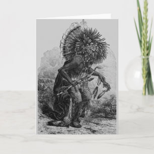 Indian Chief Greeting Card