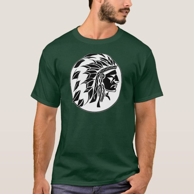 Indian Chief Head T-Shirt (Front)