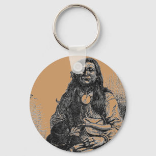 Indian Chief Keychain