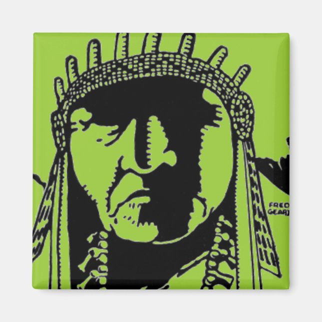 Indian Chief Magnet (Front)