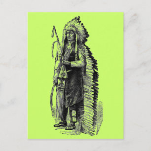Indian Chief Postcard