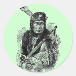 Indian Chief Sticker