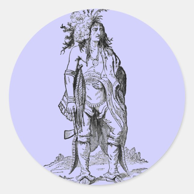 Indian Chief Sticker (Front)