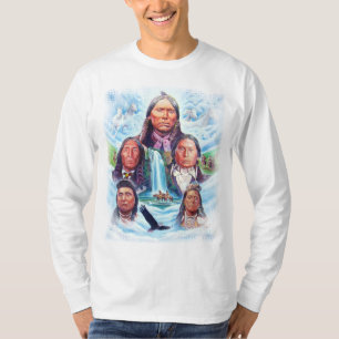 Indian Chiefs Native Americans Mens Long Sleeve T-Shirt