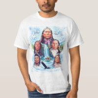 Indian Chiefs Native Americans Mens White Value