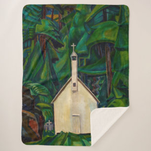 Indian Church   Emily Carr   Sherpa Blanket