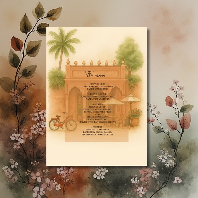 Indian Courtyard Destination wedding Escape Menu (Creator Uploaded)