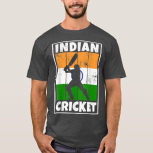 Indian Cricket Fan Flag of India Cricket T-Shirt