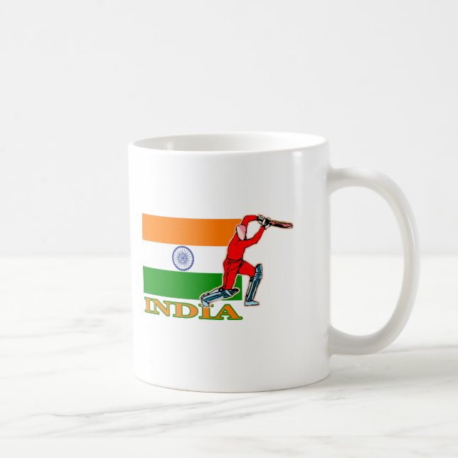 Indian Cricket Player Coffee Mug (Right)