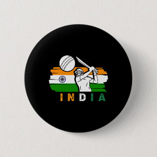 Indian Cricket Player Team Cricket Fans India Cric 6 Cm Round Badge
