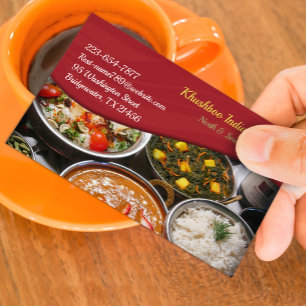 Indian Cuisine Business Card