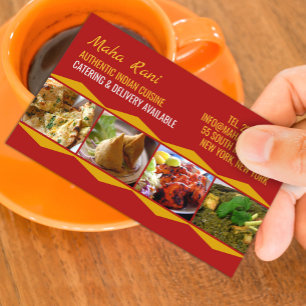 Indian Cuisine Business Card
