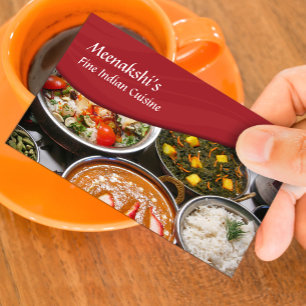 Indian Cuisine Business Card