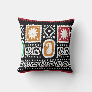 Indian Culture: Traditional Art Design Cushion
