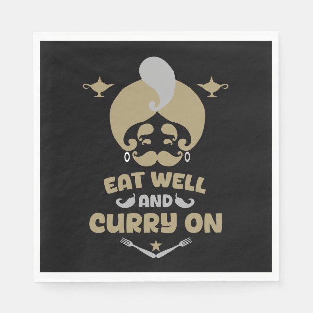 Indian Curry Lovers Napkin (Front)